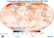 Copernicus: &quot;2019. druga najtoplija godina u nizu od pet rekordno najtoplijih godina&quot;
