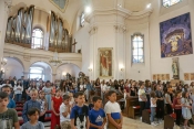 Misa zahvalnica u požeškoj Katedrali na svršetku školske godine