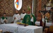 Na sv. misi u Daruvaru biskup Antun Škvorčević izrazio suosjećanje zbog nasilja nad ljudima srpske nacionalnosti