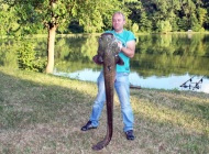 Na ribnjaku u Eminovcima upecao soma od 28,5 kilograma