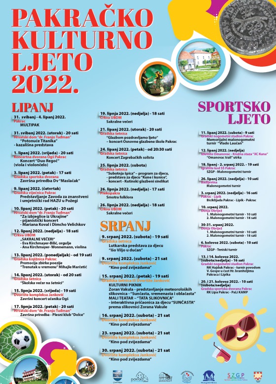 Pakračko kulturno ljeto 2022