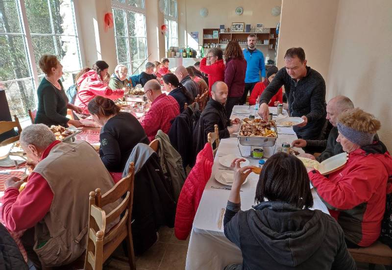 Radna akcija 13.03.2022 PD Lapjak i PK Trišnjica povodom 40. Papučkih jaglaca 13