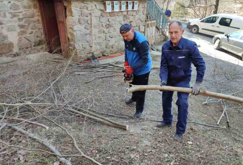 Radna akcija 13.03.2022 PD Lapjak i PK Trišnjica povodom 40. Papučkih jaglaca 3