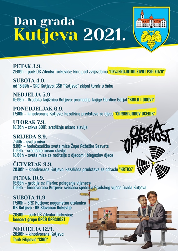 Dan grada Kutjeva 2021 PROGRAM