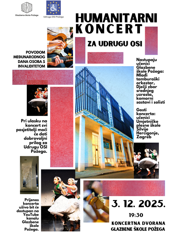 3. 12. 25. Humanitarni koncert za OSI