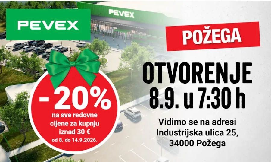 Otvorenje prodajnog centra PEVEX Požega