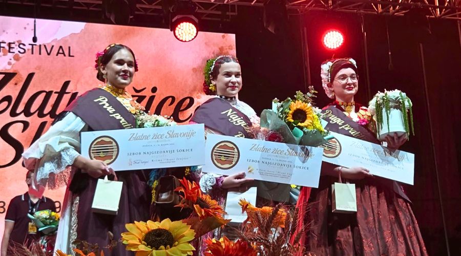 Hana Ćelepirović iz Davora najgizdavija Šokica, 57. Zlatne žice Slavonije završile u znaku folklora i uspješnog novog izdanja