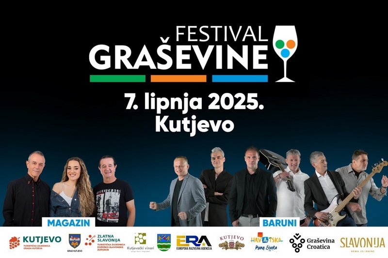 Festival graševine održava se ovog vikenda u Kutjevu: Vinske radionice, vinski maraton i alka te koncerti Magazina i Baruna!