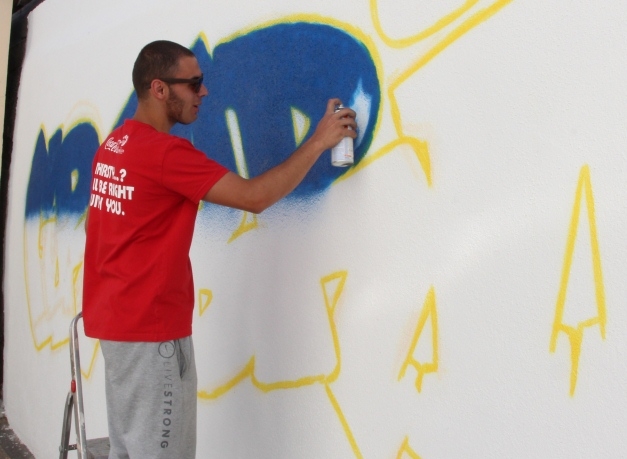 Grafiteri dobili novi zid za uređenje