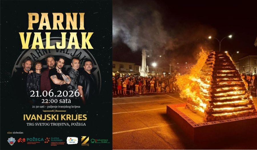 Ivanjski krijes uz Parni Valjak obilježava početak ljeta ove nedjelje