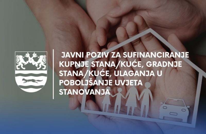 Javni poziv za stambene potpore mladim obiteljima u Požeško-slavonskoj županiji - potpore do četiri tisuće eura