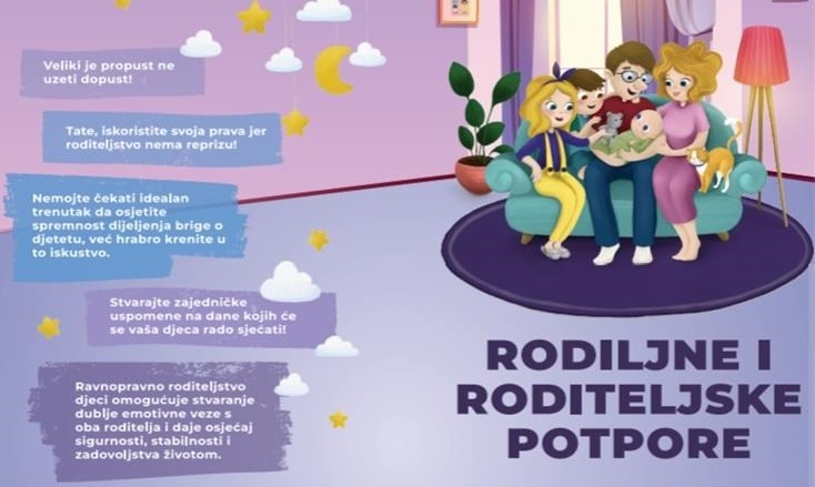Ministarstvo demografije i useljeništva pripremilo je novu brošuru „Rodiljne i roditeljske potpore”
