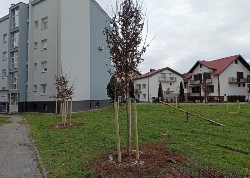 Na više lokacija u gradu Požegi zasađena nova stabla i grmovi