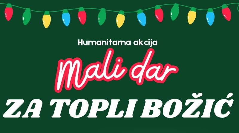 Najavljena humanitarna akcija "Mali dar za topli Božić" za pomoć 85 malodobne djece iz 28 obitelji s područja županije