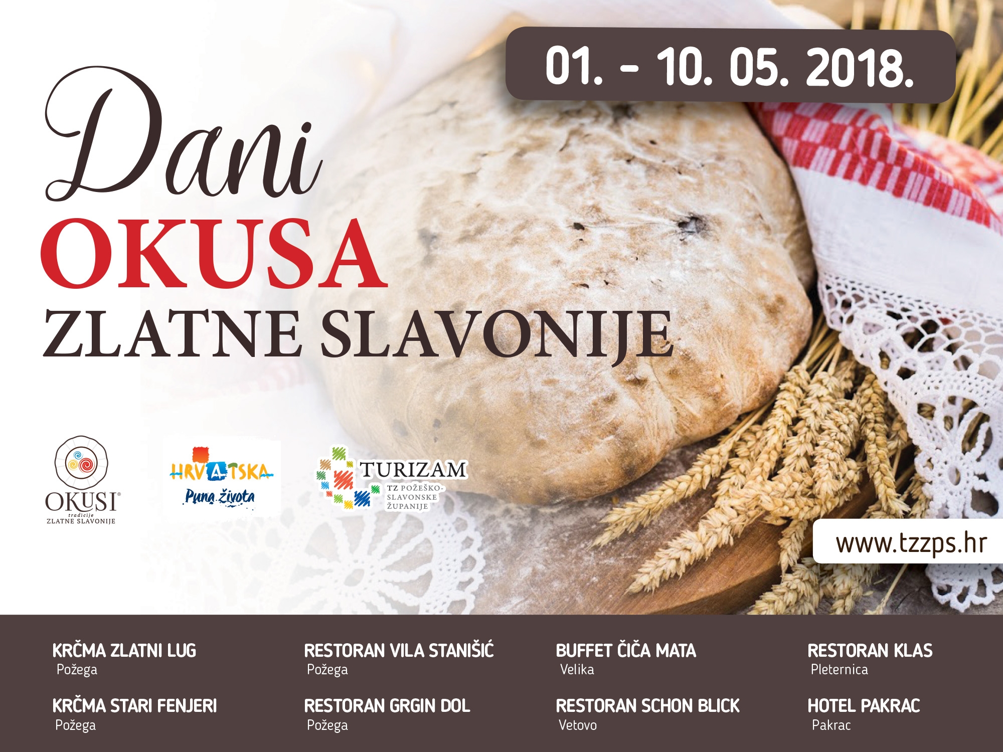 Ne propustite Okuse Zlatne Slavonije
