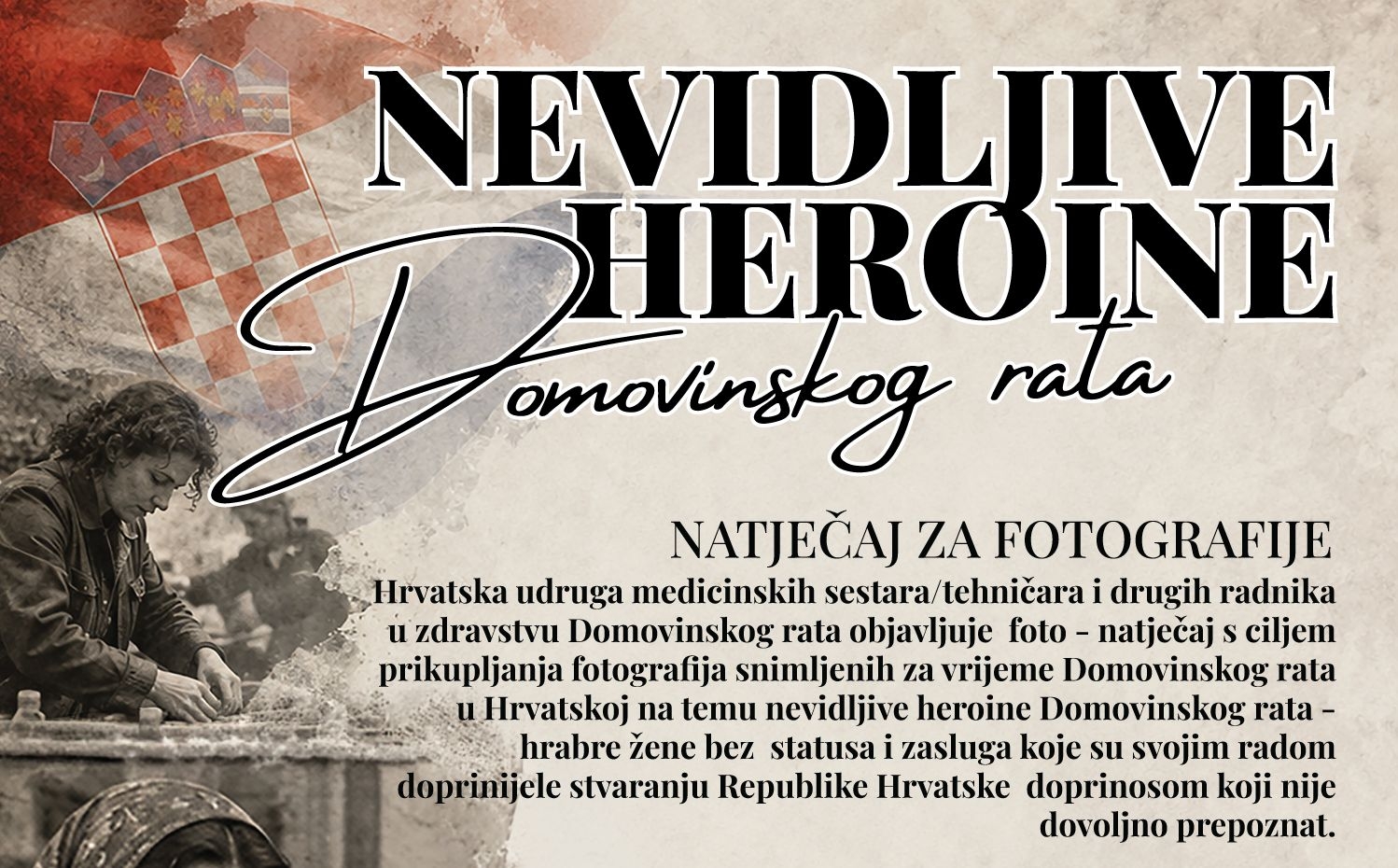 "Nevidljive heroine Domovinskog rata" - traže se zaboravljene priče žena iz 90-ih vidljive kroz fotografije