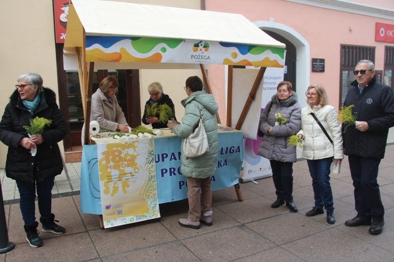 Obilježen 18. „Dan mimoza“ 25. siječnja - Dan borbe protiv raka vrata maternice i Europskog tjedna prevencije raka vrata maternice