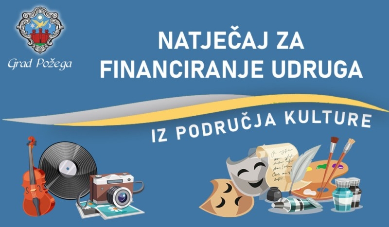 Objavljen Javni poziv za financiranje javnih potreba udruga građana iz područja kulture u 2026. godini