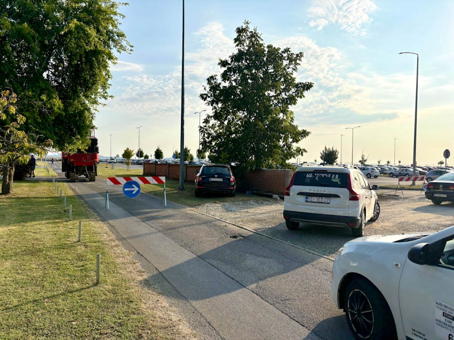 Od danas na snazi privremena regulacija prometa na ulazu Opće županijske bolnice Požega