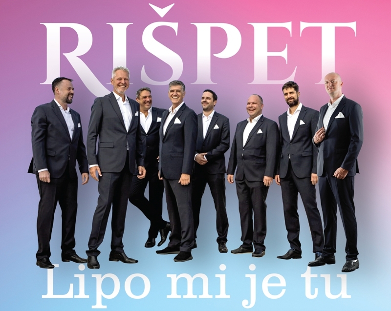 Ovih blagdana darujte najljepši glazbeni poklon - novi album klape Rišpet "Lipo mi je tu"