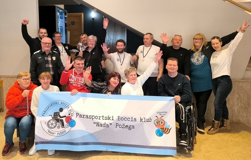 Parasportski boccia klub Požega sa Državnog natjecanja u Poreču donio zlato u ekipnoj kategoriji
