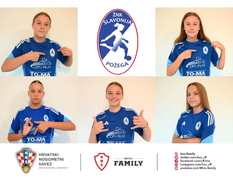 Pet igračica ŽNK Slavonija Požega pozvano u hrvatske mlađe reprezentacije