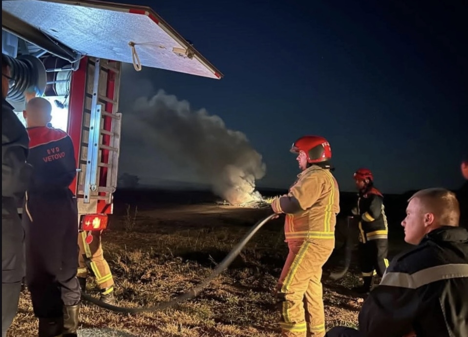Požar na otvorenom na području Vetova