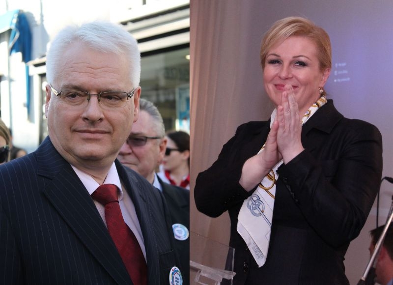 Privremeni neslužbeni rezultati prvog kruga: Ivo Josipović 38,46%, Kolinda Grabar Kitarović 37,22%