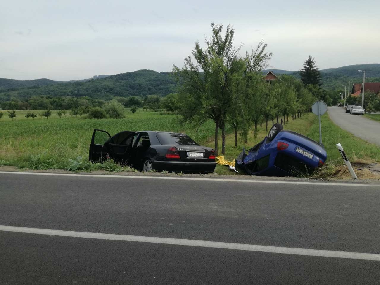 Prometna nesreća na brestovačkoj ravnici