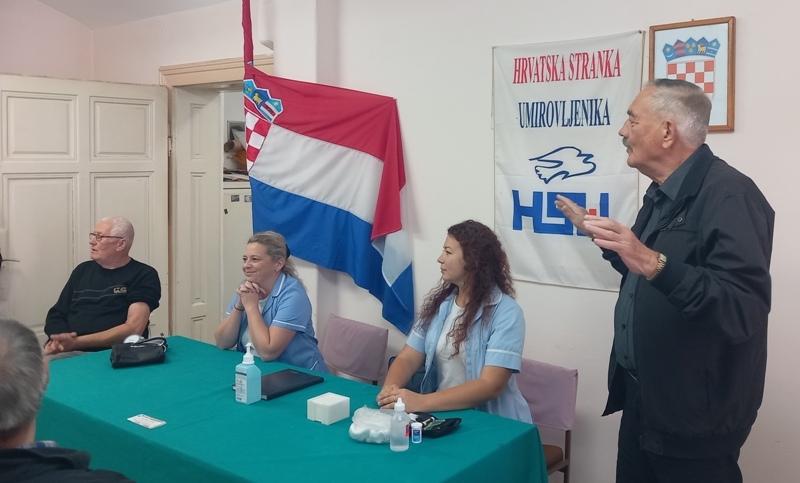 Uz Međunarodni dan starijih osoba Hrvatska stranka umirovljenika Požega organizirala preventivne preglede za građane