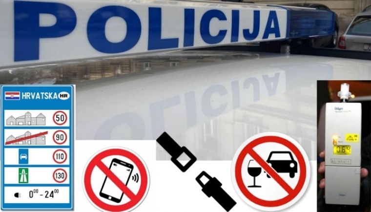 Za nadolazeći vikend policija najavljuje pojačane aktivnosti usmjerene na sprečavanje i sankcioniranje najtežih prometnih prekršaja
