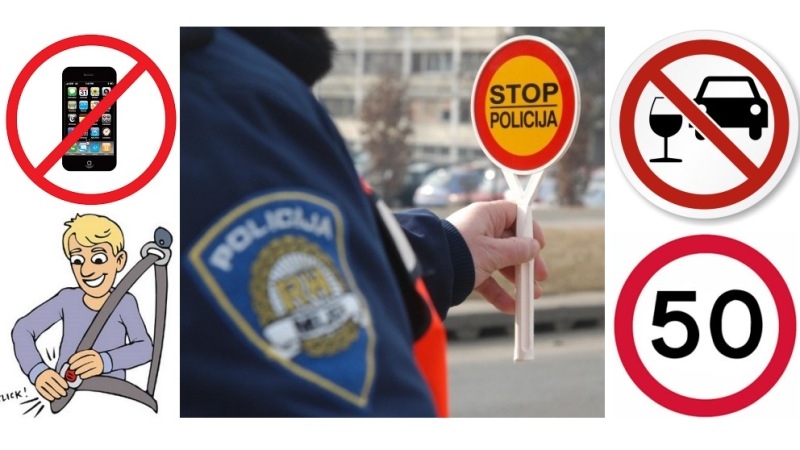 Za vikend  Policijska uprava požeško-slavonska najavljuje pojačane kontrole prometa i sankcioniranje prekršitelja