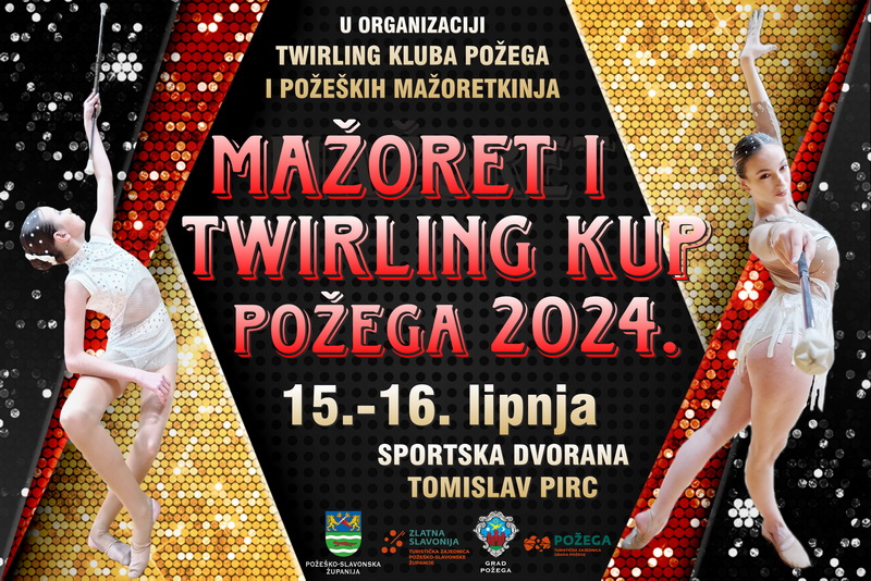 plakat mazoret i twirling 2024