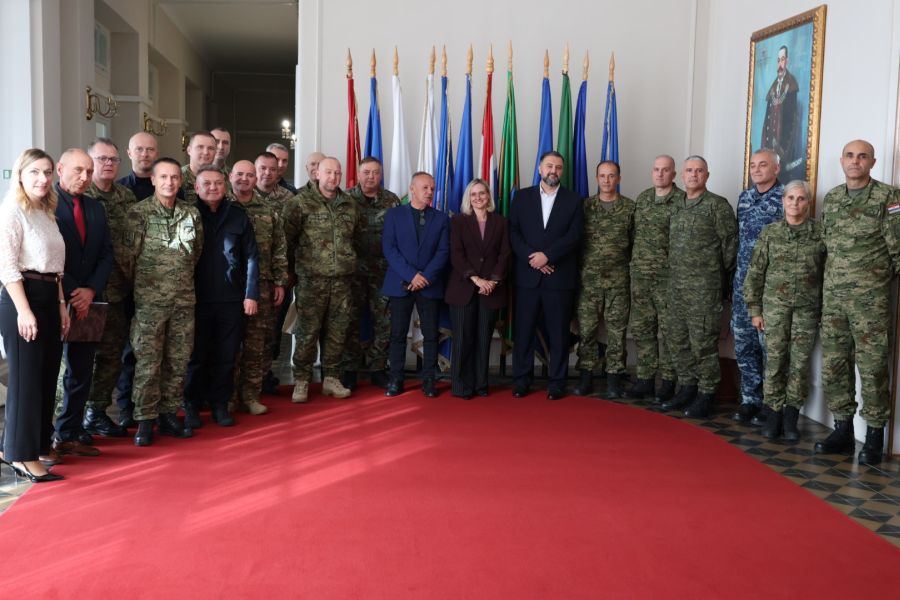Polaznici Ratne škole „Ban Josip Jelačić” u posjetu Požeško-slavonskoj županiji