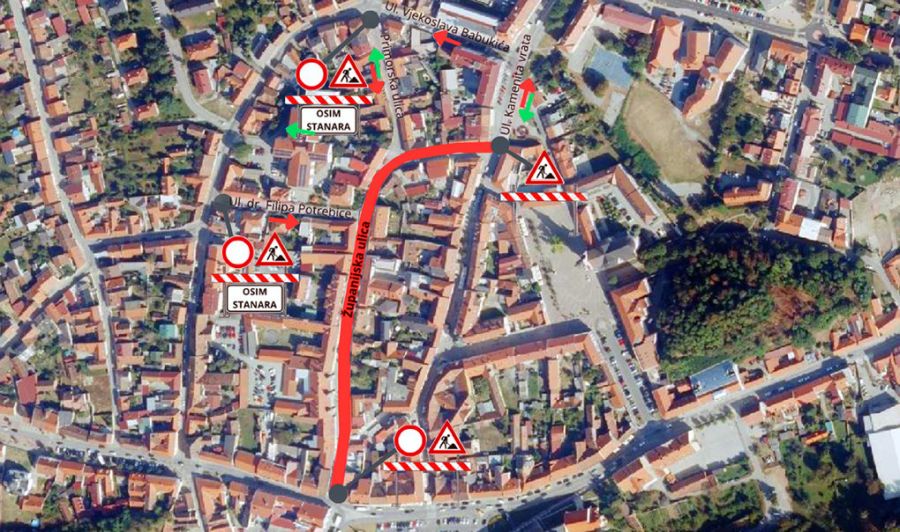 Zbog sanacije asfalta zatvara se Županijska ulica u Požegi