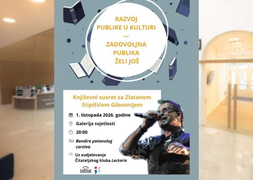 Književni susret sa Zlatanom Stipišićem Gibonnijem: Predstavljanje knjige Bandire potonulog carstva