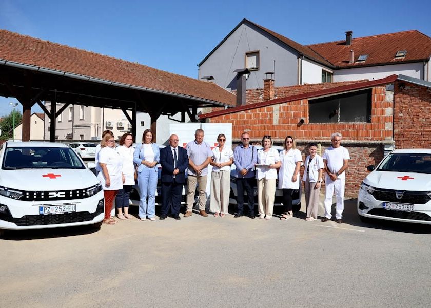 Dom zdravlja Požeško-slavonske županije dobio sedam novih vozila za terenske službe