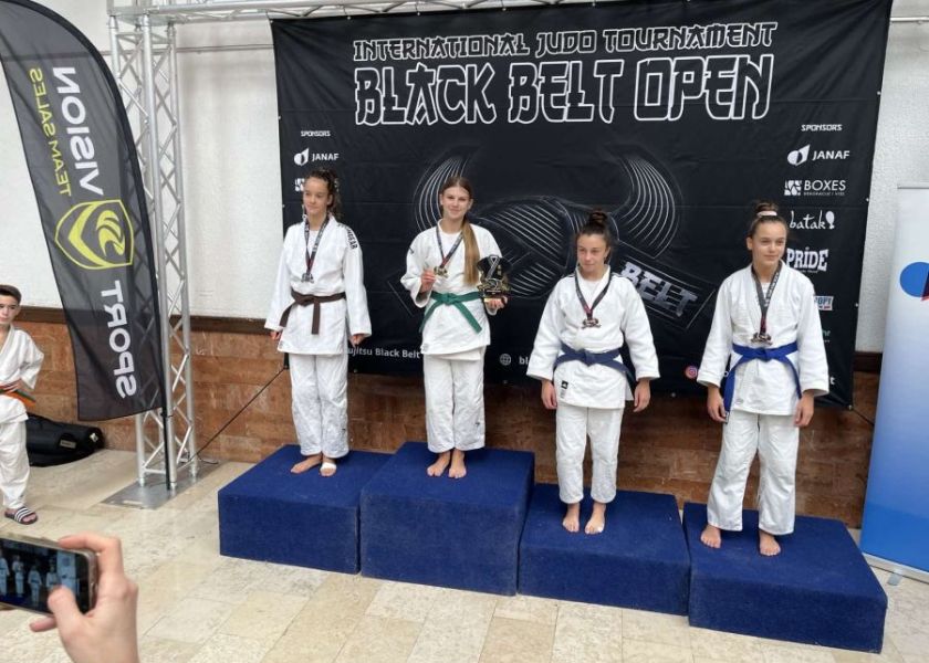 Judo klub Slavonac osvojio četiri medalje na međunarodnom turniru Black Belt Open u Zagrebu