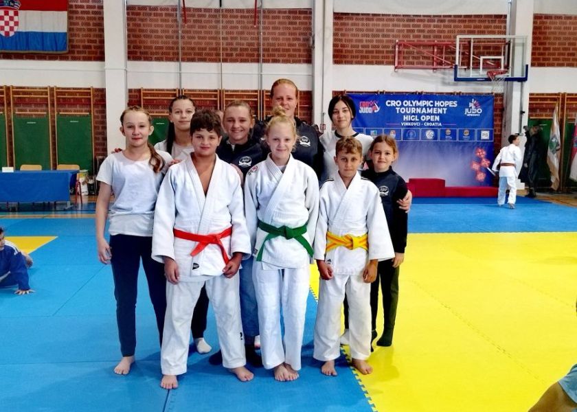 Sedam medalja za Judo klub Jigoro na međunarodnom turniru u Vinkovcima