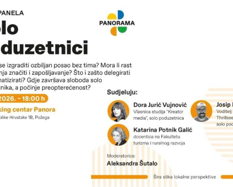 Može li se uspješan posao graditi bez zaposlenika? Nova Panorama u Požegi donosi priče solo poduzetnika