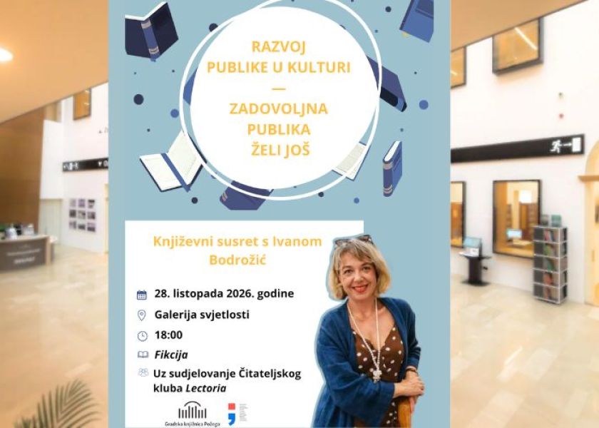 Književnica Ivana Bodrožić danas u Požegi predstavlja zbirku kratkih priča „Fikcija”