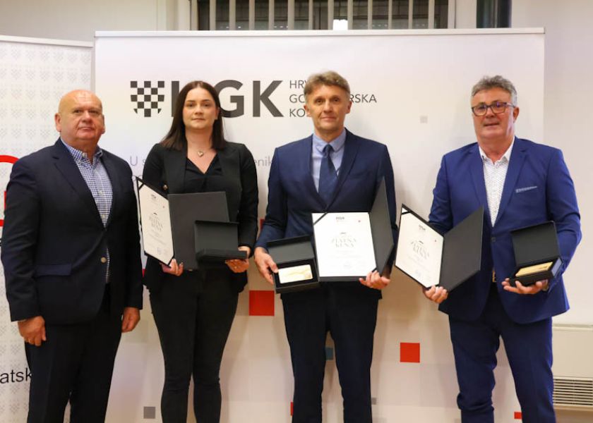 Lipik Glas, Usluga i Opto Connect dobitnici Zlatne kune za poslovanje u 2025. godini