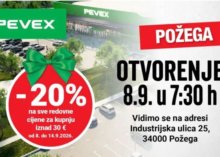 Otvorenje prodajnog centra PEVEX Požega