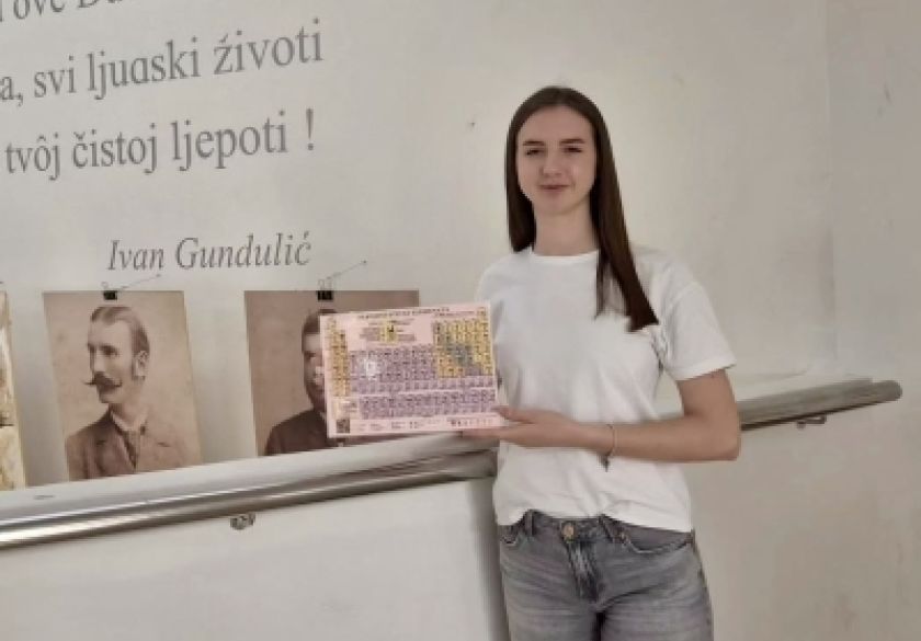 Tena Stastny pozvana na pripreme za međunarodne prirodoslovne olimpijade