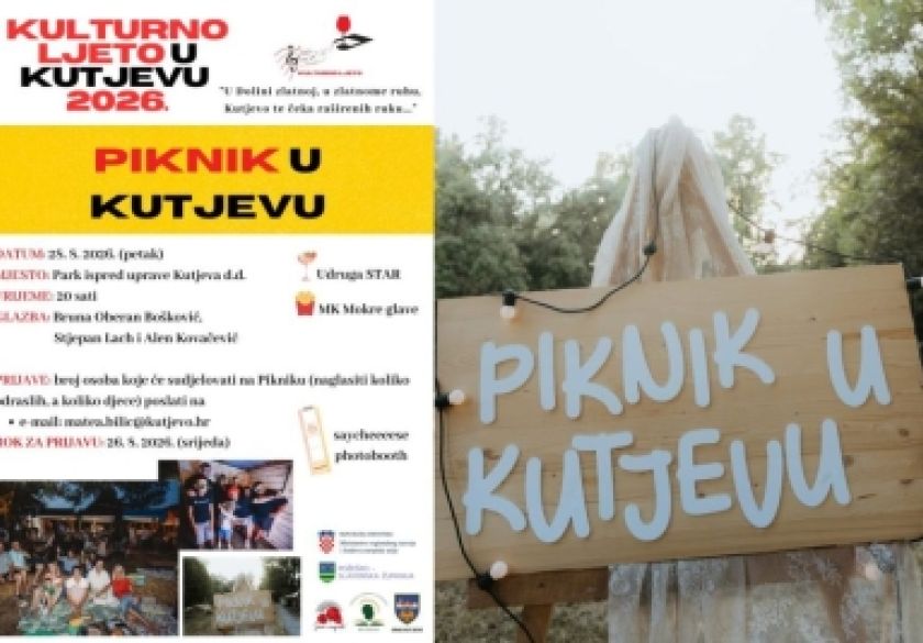 Drugi Piknik u Kutjevu donosi još jednu večer druženja, glazbe i opuštanja