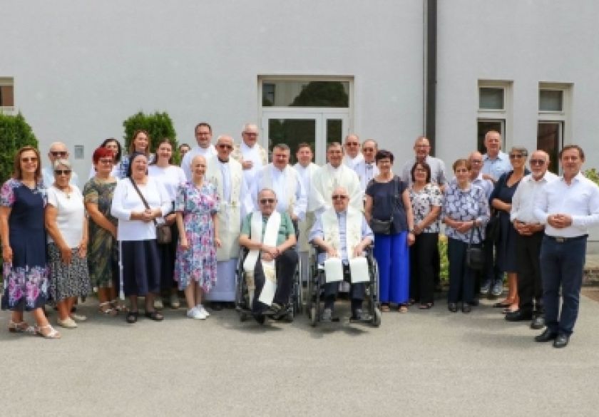 Proslava 50 godina svećeništva Tome Mrnjeca u Požegi