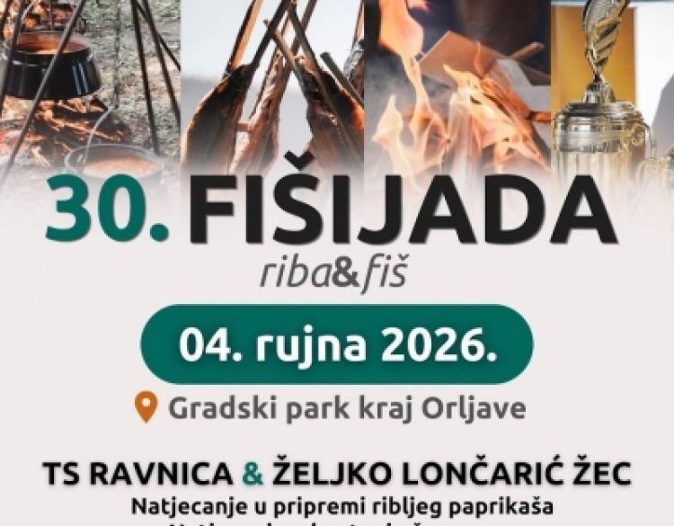 30. Fišijada u Požegi: Kuhat će se fiš, loviti šaran i birati najbolji
