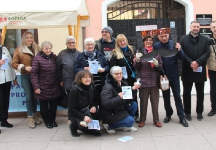 U brkatom mjesecu studenom dvije javnozdravstvene akcije u Požegi 
