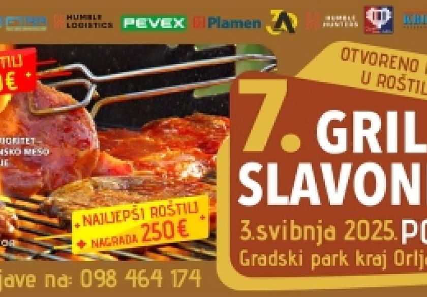 Još samo 2 dana za prijave na 7. „Grill Slavonica“ u požeškom Parku kraj Orljave - fond nagrada za najbolje ekipe 1.000 eura