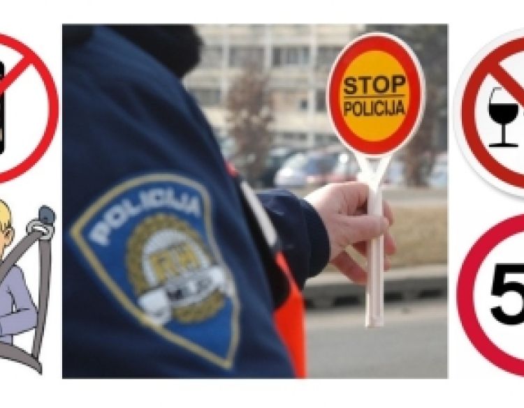 Policijski službenici će tijekom vikenda provoditi pojačane aktivnosti nadzora prometa usmjerene na sprječavanje i sankcioniranje najtežih prometnih prekršaja